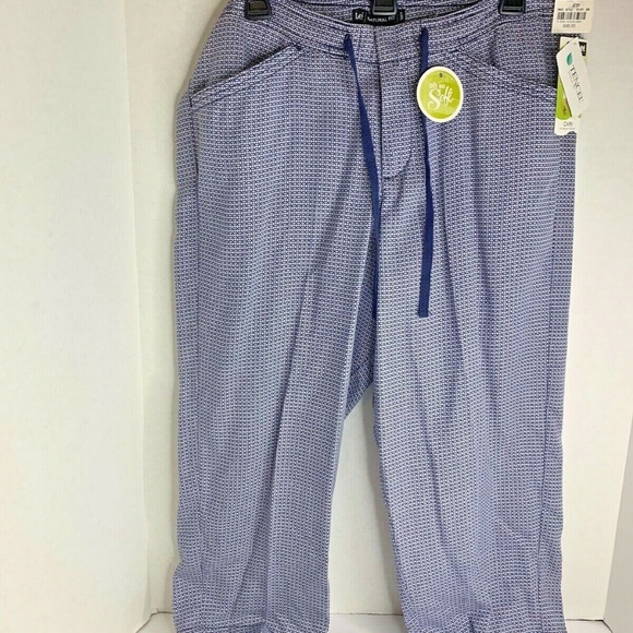 New Lee Womens Sz 10 M Natural Fit Capri Pants Ret - Picture 1 of 5